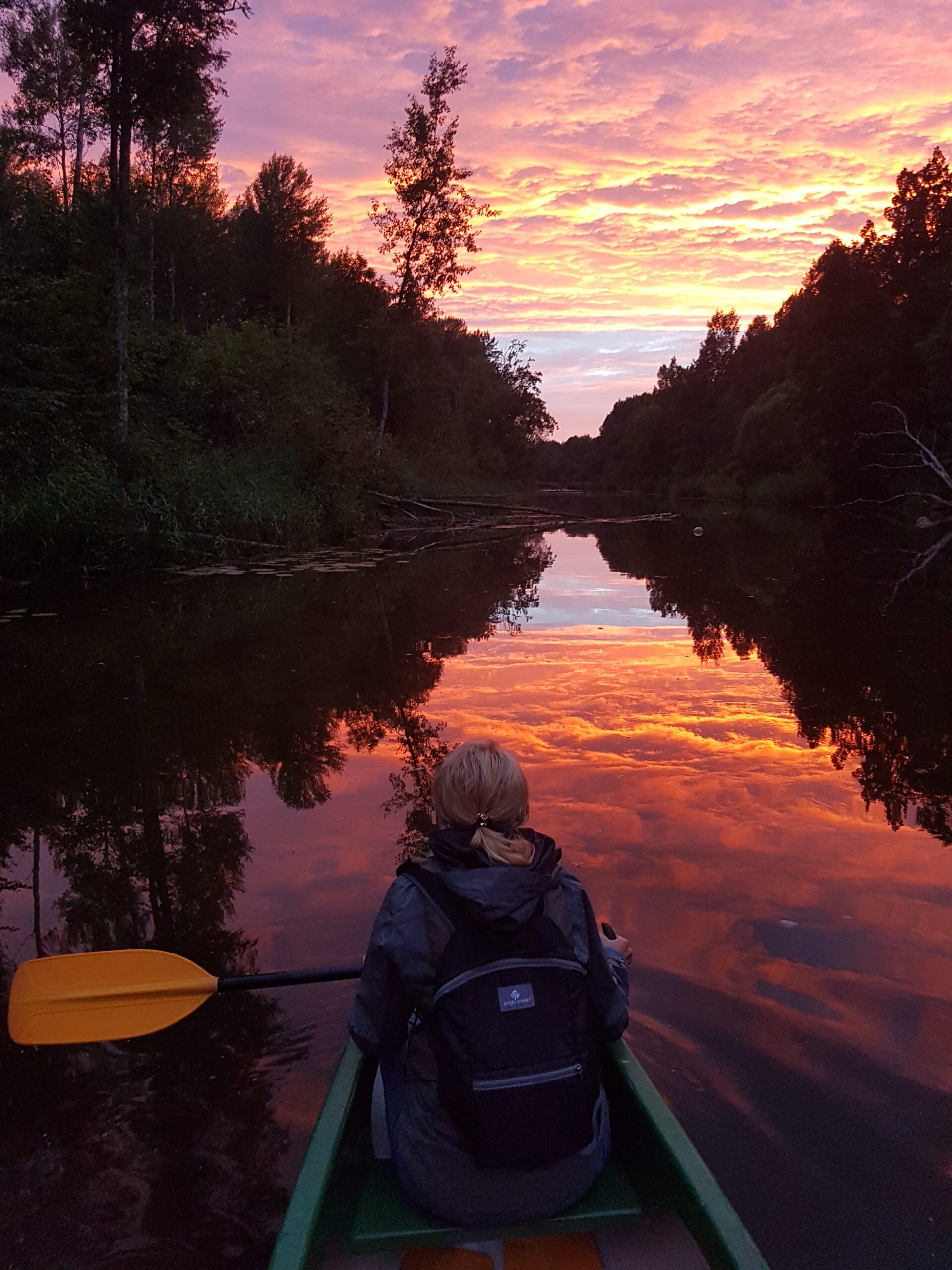 Sunset Canoe Trip in Soomaa national Park
